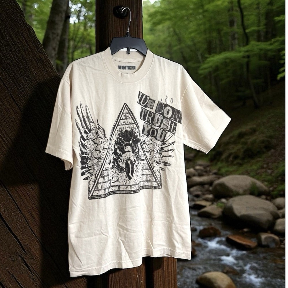 Metro Boomin T-shirt M We Don't‎ Trust You Pyramid Eye Wings Graphic Tour Tee